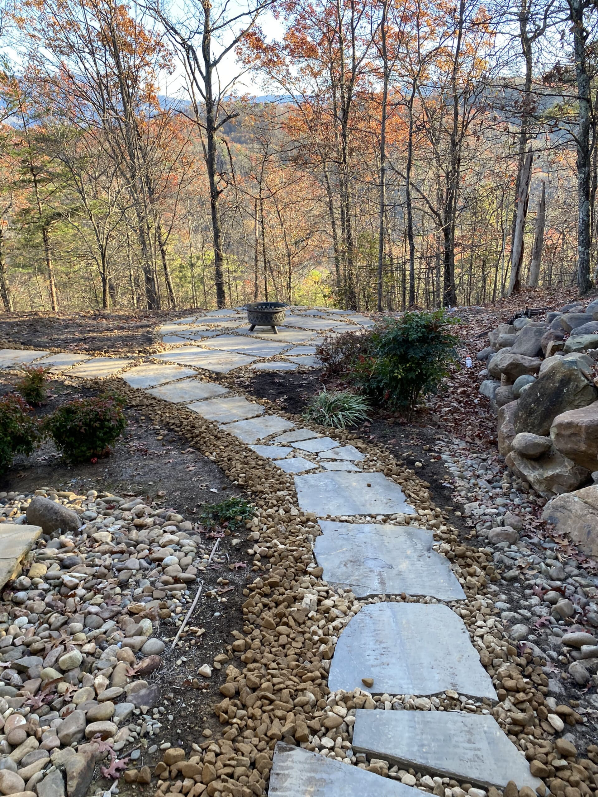 large paver walkway Appalachian Landscaping