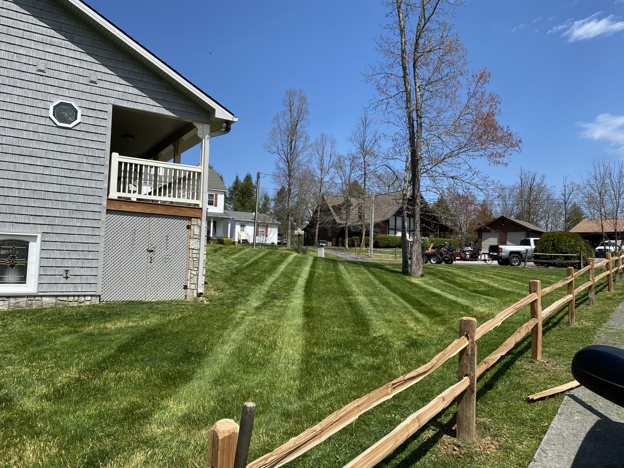 more yard stripes by Appalachian Landscaping