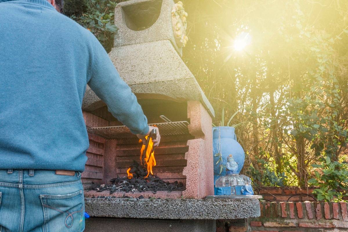 Outdoor Fire Pit Installation